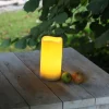 LED-Outdoor-Kerze Box 'Media' 10,5 x 10,5 x 21 cm inklusive Fernbedienung
