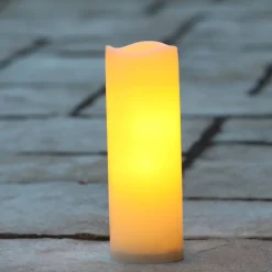 LED-Outdoor-Kerze Box 'Media' 10,5 x 10,5 x 31 cm inklusive Fernbedienung