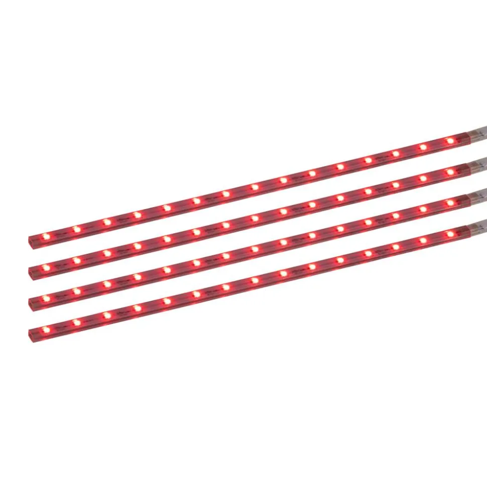 LED-Profilschienen bunt 4 Stück à 40 cm