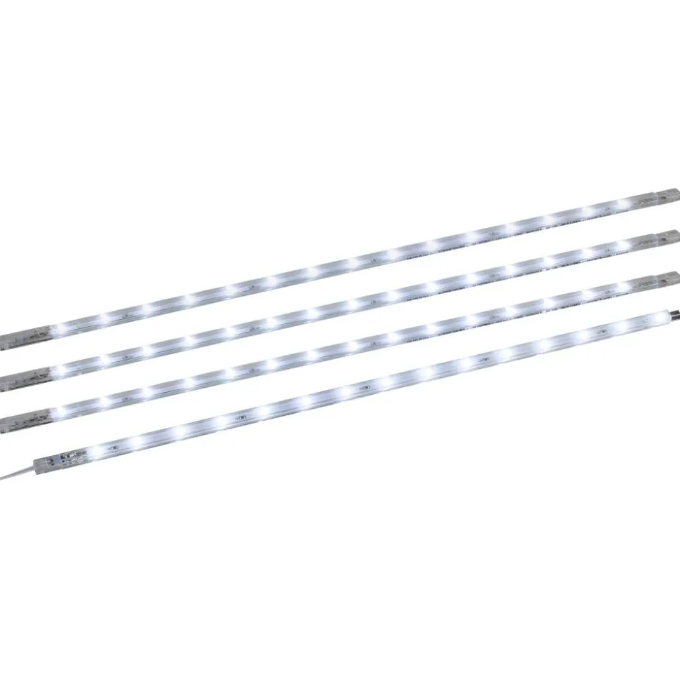 LED-Profilschienen weiß 4 Stück à 40 cm