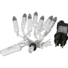 LED-Schaftlichterkette 7 LEDs warmweiß