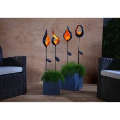 LED-Solarfackel 'Oriental Tropfen' 93 cm