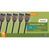 LED-Solarfackel-Set schwarz 43 cm, 5 Stück