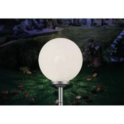 LED-Solarkugel 'Marla' weiß Ø 15 cm