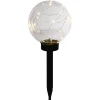 LED-Solarkugel transparent Ø 20 x 54,5 cm