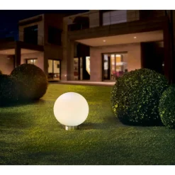 LED-Solarkugel 'Marla' weiß Ø 20 cm
