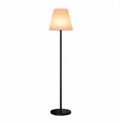 LED-Solar-Stehleuchte RGB Edelstahl schwarz Ø 34,5 x 150 cm