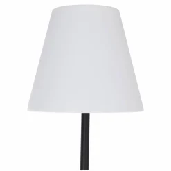 LED-Solar-Stehleuchte RGB Edelstahl schwarz Ø 34,5 x 150 cm
