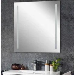 LED-Spiegel 80 x 75 cm