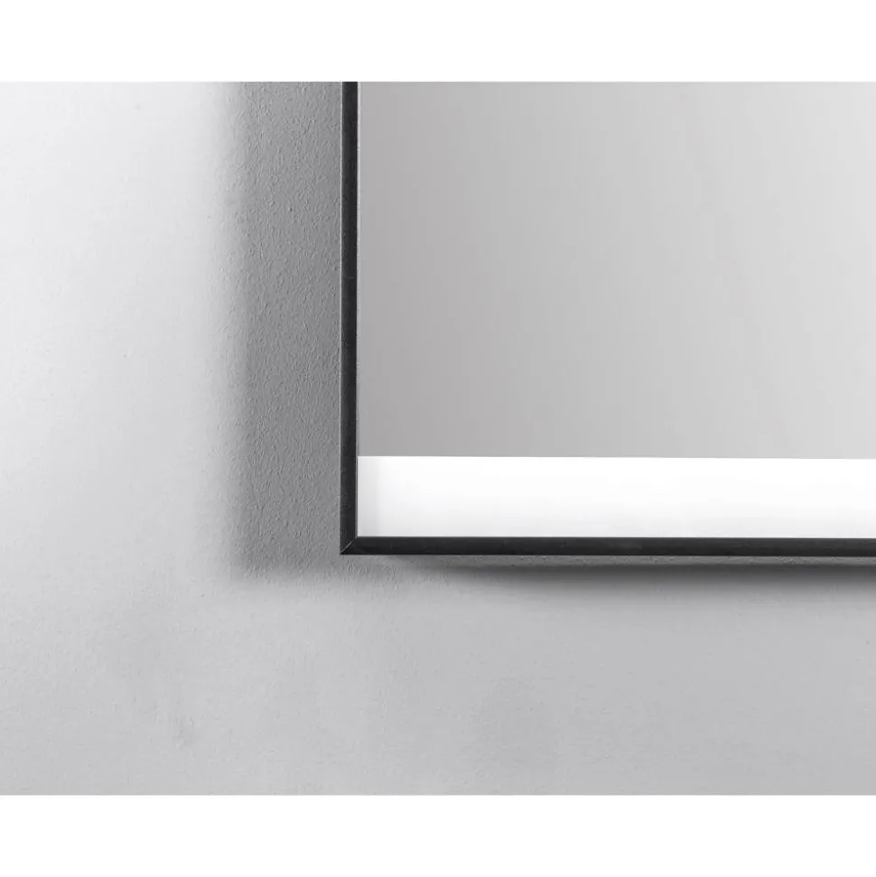LED-Spiegel 'Black Stark' 80 x 60 cm