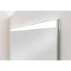 LED-Spiegel 'Brillant Light' aluminiumfarben 110 x 68 x 2,4 cm