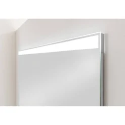 LED-Spiegel 'Brillant Light' aluminiumfarben 110 x 68 x 2,4 cm