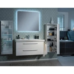 LED-Spiegel 'MILANO' 100 x 80 x 3 cm