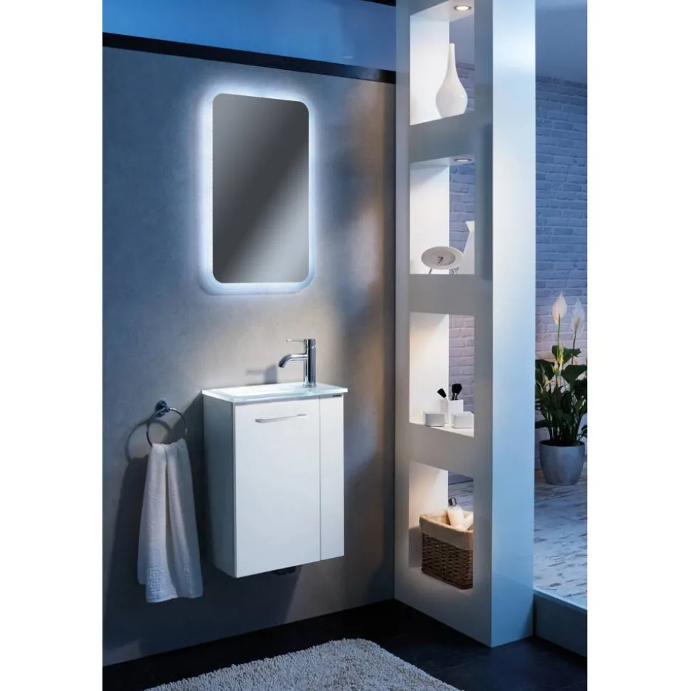 LED-Spiegel 'SBC' 45 x 73 x 3 cm