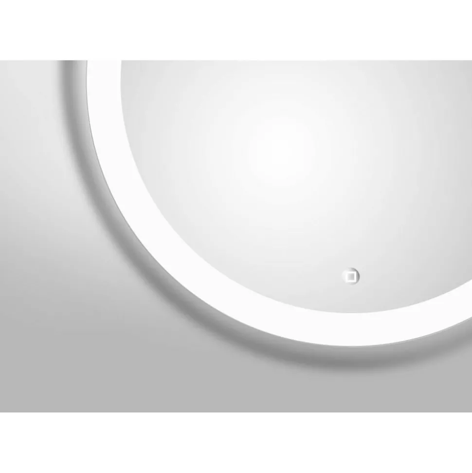 LED-Spiegel 'Silver Lunar' Ø 59 cm