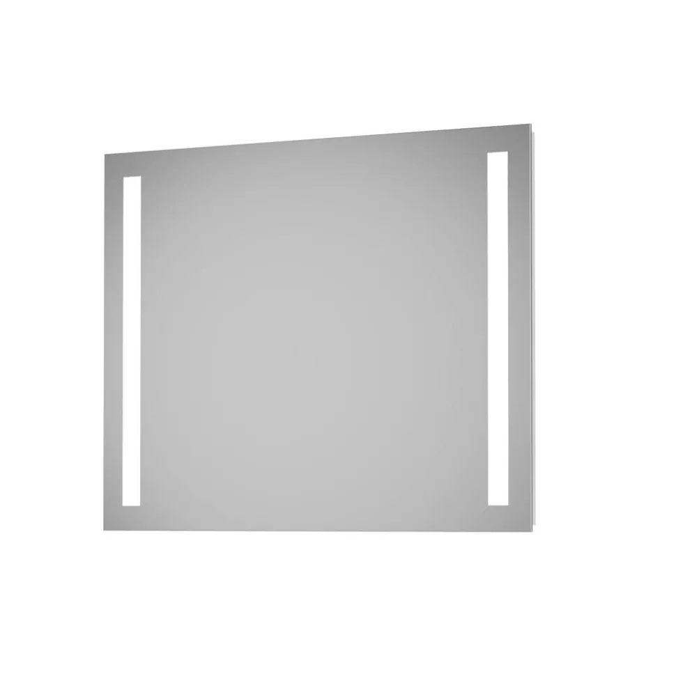 LED-Spiegel 'Silver Stream' 80 x 60 cm