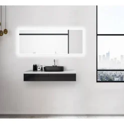 LED-Spiegel 'Silver Sunshine' 180 x 70 cm