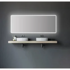 LED-Spiegel 'Silver Sunshine' 180 x 70 cm