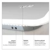 LED-Spiegel 'Silver Sunshine 2.0' 120 x 70 cm