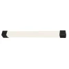 LED-Spiegelleuchte 'Aciotis' schwarz/weiß 34 x 6,7 x 2,8 cm 720 lm