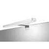 LED-Spiegelleuchte 'Faro' chromfarben 30 x 10 cm