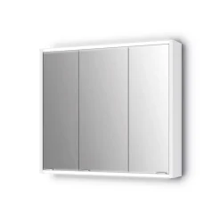 LED-Spiegelschrank 'Batu' weiß 80 x 70,8 x 15,2 cm