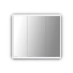 LED-Spiegelschrank 'Batu' weiß 80 x 70,8 x 15,2 cm