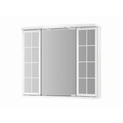 LED-Spiegelschrank 'Binz' weiß Hochglanz 67,5 x 60 x 22 cm