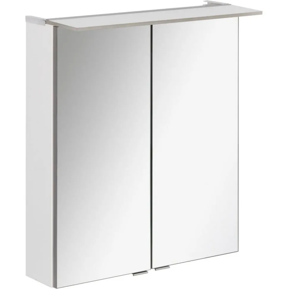 LED-Spiegelschrank 'B.Perfekt' weiß 60 x 69,4 x 15,2 cm
