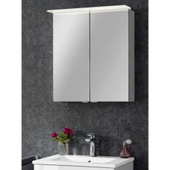 LED-Spiegelschrank 'B.Perfekt' weiß 60 x 69,4 x 15,2 cm