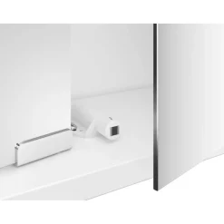 LED-Spiegelschrank 'Doro' weiß Hochglanz 67,4 x 60 x 22 cm