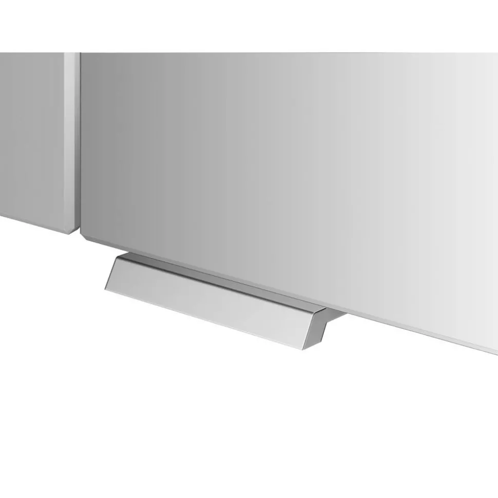LED-Spiegelschrank 'KHX' weiß matt 80,4 x 74 x 14,2 cm