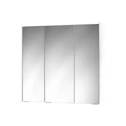 LED-Spiegelschrank 'KHX' weiß matt 80,4 x 74 x 14,2 cm