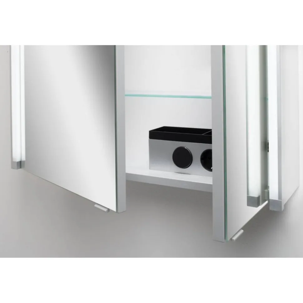 LED-Spiegelschrank 'LED-Line' 61 x 67 x 16,5 cm