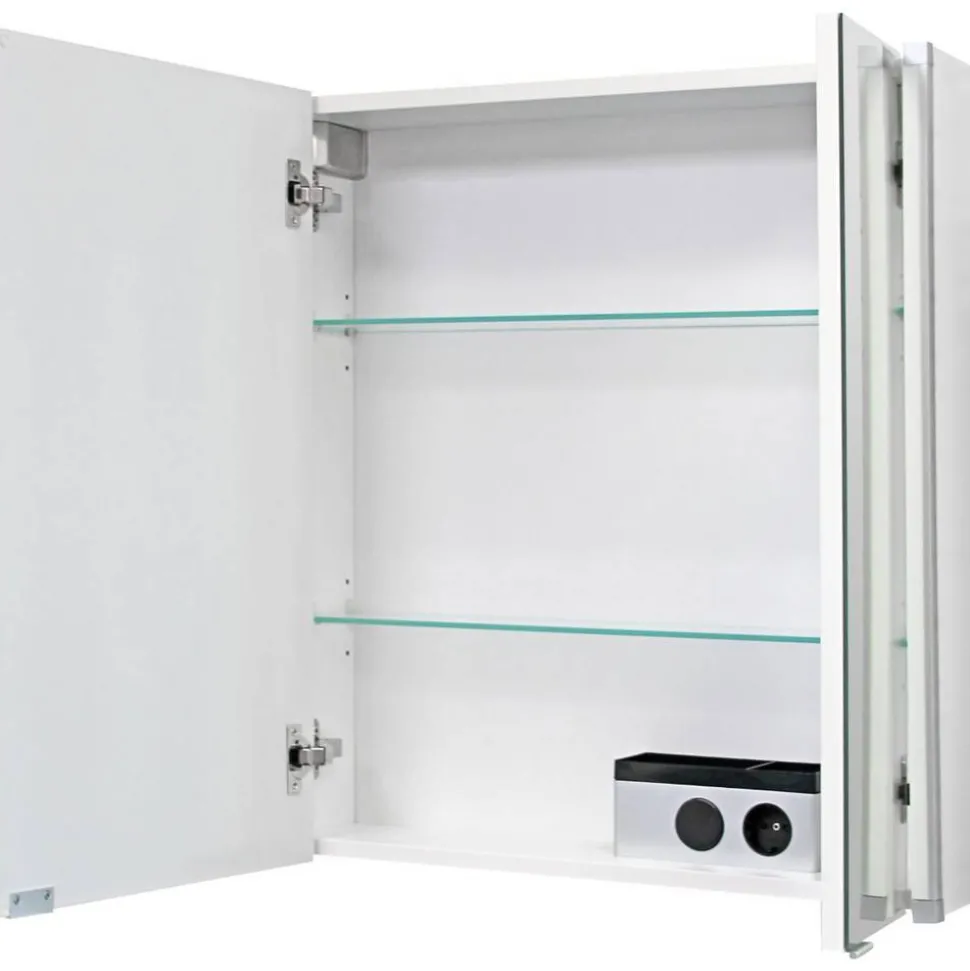 LED-Spiegelschrank 'LED-Line' 61 x 67 x 16,5 cm