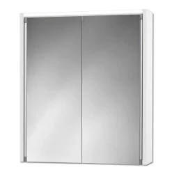 LED-Spiegelschrank 'Nelma' weiß Hochglanz 54 x 63 x 15 cm