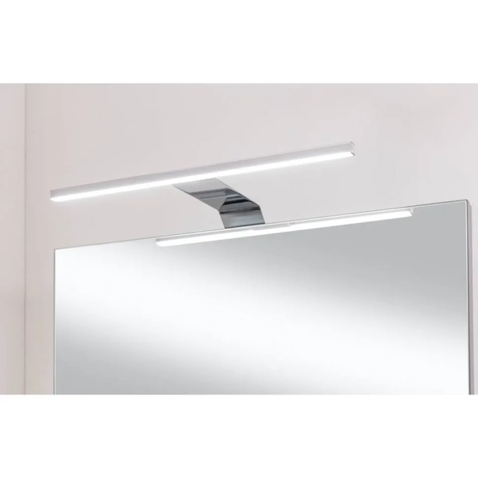 LED-Spiegelschrank 'SBC' anthrazit 50 x 68 x 15,3 cm rechts