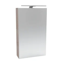 LED-Spiegelschrank 'SBC' braun 40 x 68 x 15,3 cm rechts