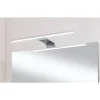 LED-Spiegelschrank 'SBC' braun 50 x 68 x 15,3 cm links
