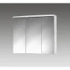 LED-Spiegelschrank 'Trava' weiß matt 75 x 65 x 22 cm