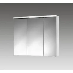 LED-Spiegelschrank 'Trava' weiß matt 75 x 65 x 22 cm