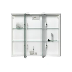 LED-Spiegelschrank 'Trava' weiß matt 75 x 65 x 22 cm