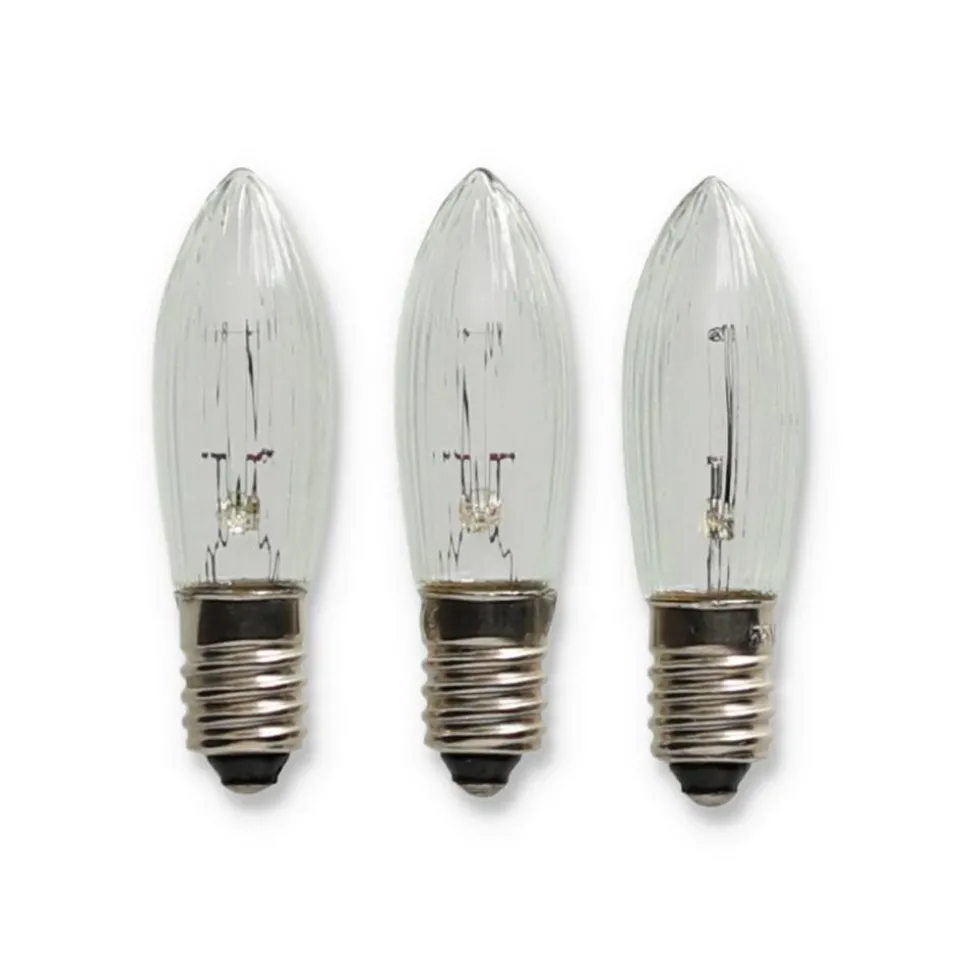 LED-Spitzkerzen E10 0,2 W 8-55 V 3 Stück
