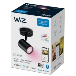 LED-Spotleuchte 'Imageo' schwarz 1-flammig 345 lm