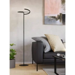 LED-Stehleuchte 'Castelpoto' schwarz 2-flammig