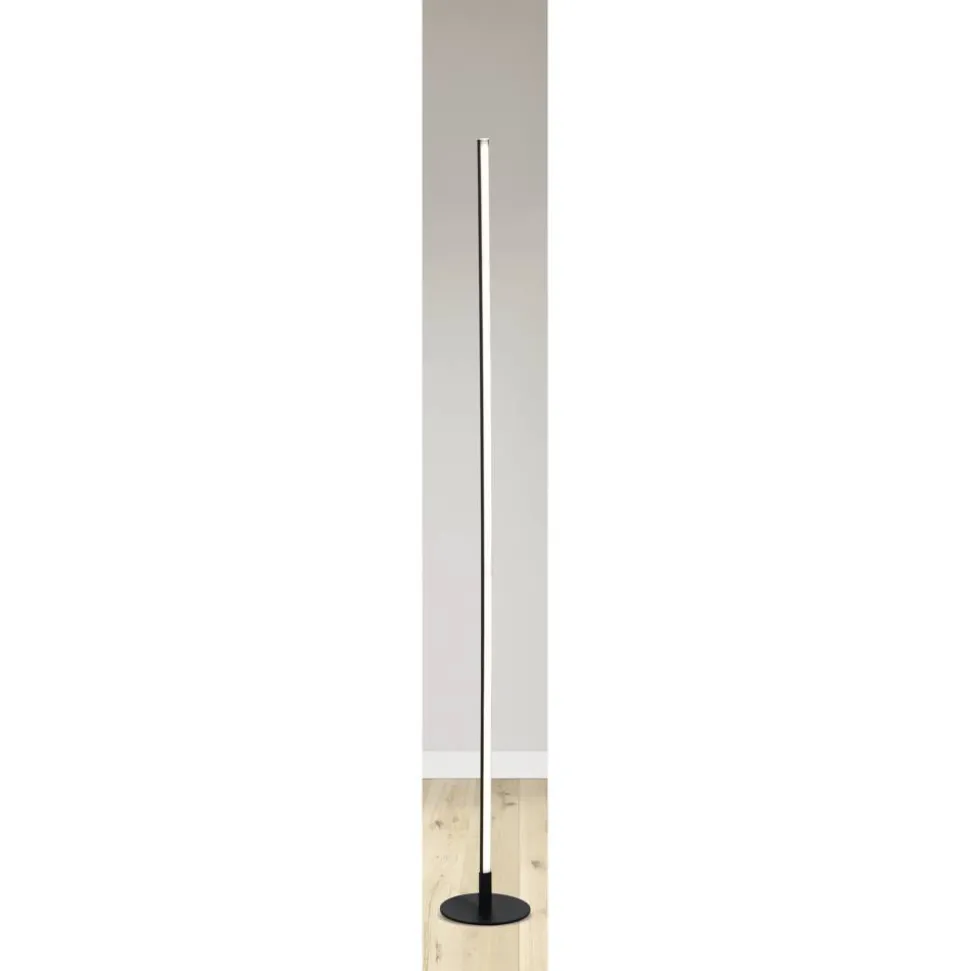 LED-Stehleuchte 'Jette' schwarz 124 cm