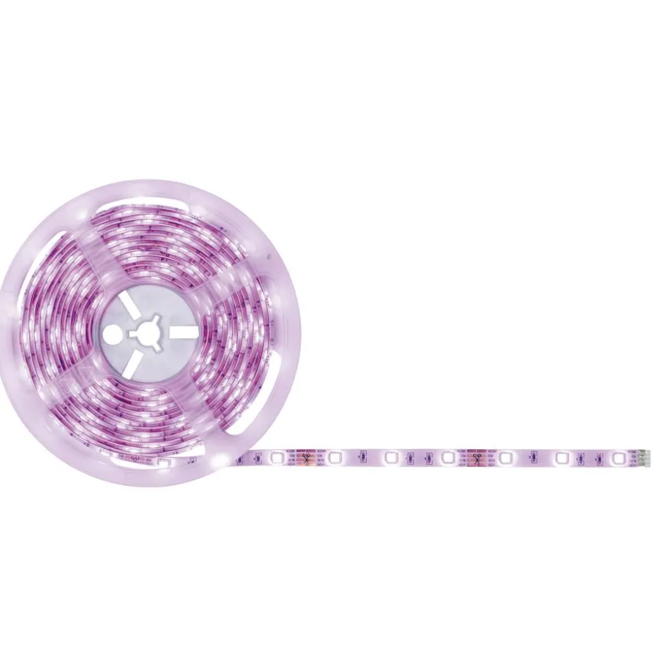LED-Streifen-Komplettset 'SimpLED' mehrfarbig 5 m 505 lm 24 W mit Stecker