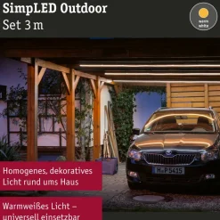 LED-Strip 'SimpLED Outdoor Warmweiß Komplettset' 3 m 12 W Weiß