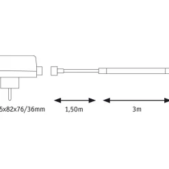 LED-Strip 'SimpLED Outdoor Warmweiß Komplettset' 3 m 12 W Weiß