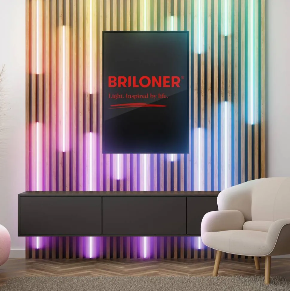 LED Stripe Ergänzungs-Set 'Pimp your Panel' RGB/W 250 lm 3000 K einstellbares weiß 2,6 m 230V geeignet für Akustikpaneele